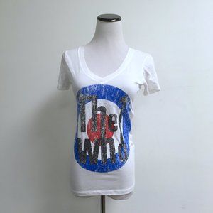 Trunk ltd Edition The Who white v neck short sleeve t shirt S